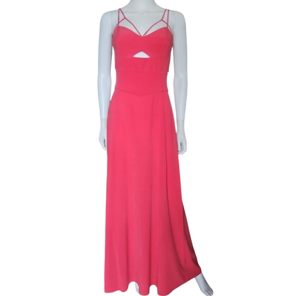 L'AGENCE | Elsa Strappy Cutout Gown in Pink ~ Size US 2